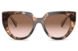 Prada Womes Sunglasses In Brown & Lilac