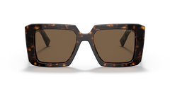 Prada Womens Havana Frame Sunglasses in Teal