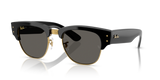 Ray-Ban Mega Clubmaster Unisex Sunglasses In Black on Gold
