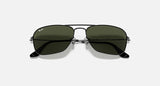 Ray-Ban Caravan G-15 Sunglasses In Green & Gunmetal