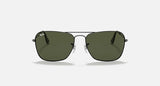 Ray-Ban Caravan G-15 Sunglasses In Green & Gunmetal