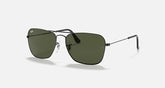 Ray-Ban Caravan G-15 Sunglasses In Green & Gunmetal