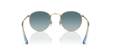 Ray-Ban Round Metal Sunglasses For Men In Gold