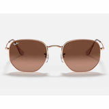 Ray-Ban Hexagonal Womens Sunglasses In Copper
