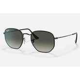 Ray-Ban Hexagonal Unisex Sunglasses In Black