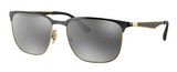 Ray-Ban Unisex Sunglasses In Black And Gold