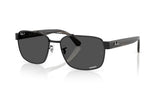 Ray-Ban Mens Chromance Polarized Navigator Sunglasses In Black