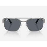 Ray-Ban Square Mens Sunglasses In Gumetal