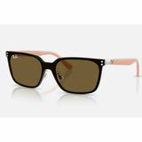 Ray-Ban Square Womens Sunglasses In Dark Brown