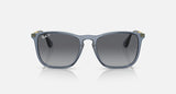 Ray-Ban Unisex Chris Sunglasses In Tranparent Blue
