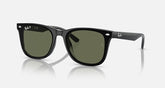 Ray-Ban Square Polarized Sunglasses In Black & Green