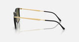 Ray-Ban Irregular Frame Sunglasses In Black & Arista Gold