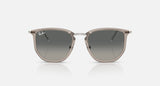 Ray-Ban Irregular Frame Sunglasses In Transparent Grey
