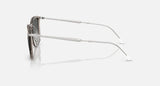 Ray-Ban Irregular Frame Sunglasses In Transparent Grey
