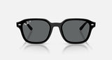 Ray-Ban Square Polarized Sunglasses In Black