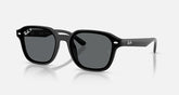 Ray-Ban Square Polarized Sunglasses In Black