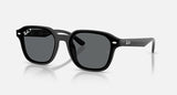Ray-Ban Square Polarized Sunglasses In Black