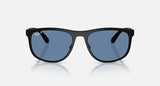 Ray-Ban Polarized Sunglasses In Matte Sand Black