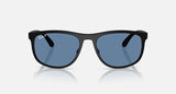 Ray-Ban Polarized Sunglasses In Matte Sand Black