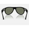 Ray-Ban Meta Aviator Smart Glasses – G15 Green Polarized, Shiny Black(Pre Order)