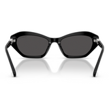 Swarovski Womens Oculos Solar Sunglasses In Black/Grey