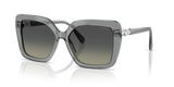 Swarovski Womens Oversized Square Sunglasses In Transparent Gray