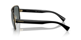 Versace Mens Polarized Round Sunglasses In Black/Gold