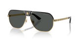 Versace Mens Aviator Sunglasses In Black/Gold