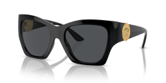 Versace 55 Sunglasses For Womnen In Black