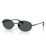 Vogue Oval Womens Sunglasses In Black