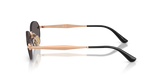 Vogue Womens Rimless Sunglasses In Gold