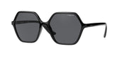 Vogue Hexagon Frame Sunglasses For Women In Black