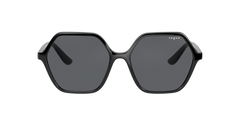 Vogue Hexagon Frame Sunglasses For Women In Black