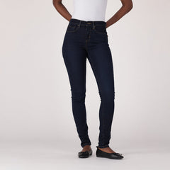 Levis Womens Curvy Hirise Superskinny Jeans In Dark Indigo