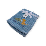 Mother's Choice Boys Dino Printed Flannel Blanket In Bue