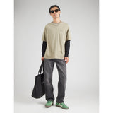 Calvin Klein Mens Topstitch Patch T-Shirt In Olive