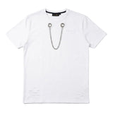 Vailli Mens Dhain T-Shirt In White