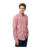 Harmont & Blaire Mens 2 Fabrics Shirt In Red