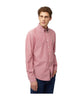 Harmont & Blaire Mens 2 Fabrics Shirt In Red