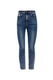 Diesel Womens L-1984 Slandy High Jeans In Blue