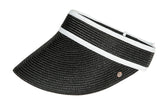 Chapman Womens Peak Hat In Black & White
