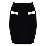 Sissyboy Ks31418 Ladies Blank Space Mini Skirt Black
