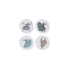 Side Plate Set 4-Dancers