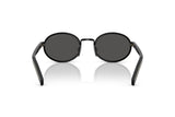 Prada Womens Round Sunglasses In Black