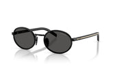 Prada Womens Round Sunglasses In Black
