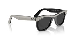 Ray-Ban Unisex Wayfarer Polarized Sunglasses In Black And Grey