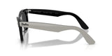 Ray-Ban Unisex Wayfarer Polarized Sunglasses In Black And Grey
