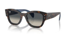 Ray Ban Jorge Unisex Sunglasses In Havanna Grey on Blue
