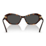 Swarovski Womens Oculos Solar Sunglasses In Brown/Grey