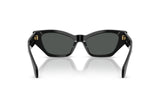 Versace Womens Geometric Sunglasses In Black